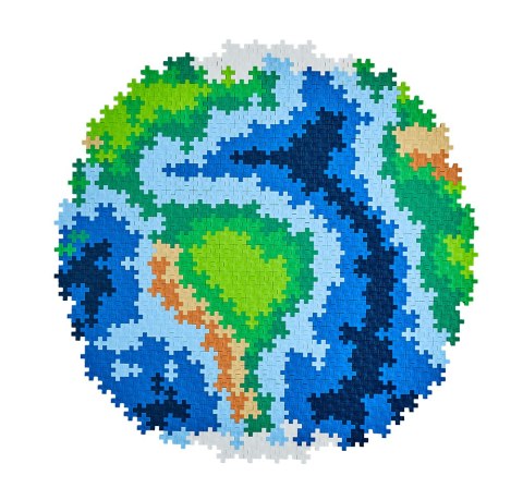 PLUS-PLUS PUZZLE BY NUMBER ZIEMIA - 800 ELEMENTÓW PLUS-PLUS PUZZLE BY NUMBER ZIEMIA - 800 ELEMENTÓW