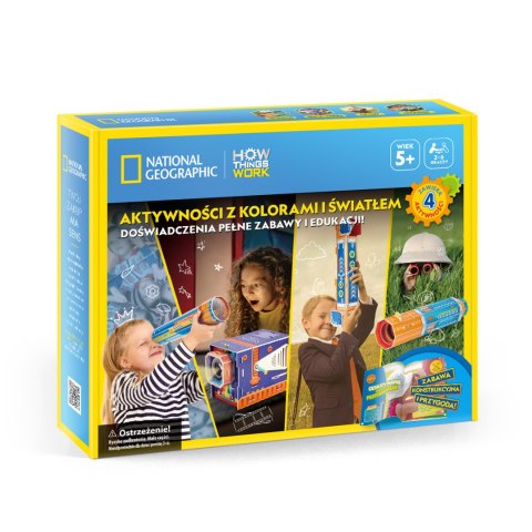 CUBIC FUN NATIONAL GEOGRAPHIC STEM AKTYWNOŚCI Z KOLORAMI I ŚWIATŁEM CUBIC FUN NATIONAL GEOGRAPHIC STEM AKTYWNOŚCI Z KOLORAMI I ŚWIATŁEM