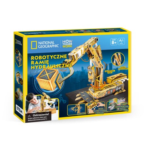 CUBIC FUN NATIONAL GEOGRAPHIC STEM ROBOTYCZNE RAMIĘ HYDRAULICZNE CUBIC FUN NATIONAL GEOGRAPHIC STEM ROBOTYCZNE RAMIĘ HYDRAULICZNE