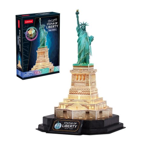 CUBIC FUN PUZZLE 3D LED STATUA WOLNOŚCI (WERSJA NOCNA) CUBIC FUN PUZZLE 3D LED STATUA WOLNOŚCI (WERSJA NOCNA)