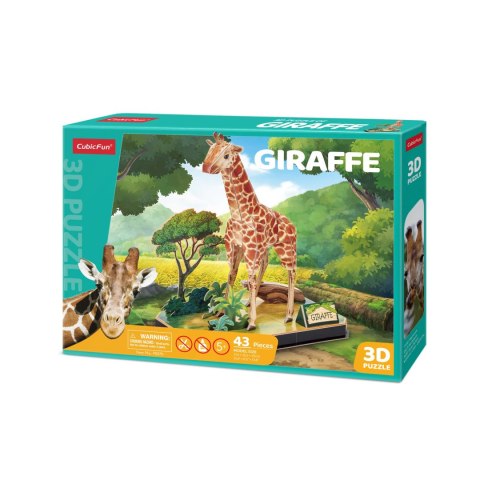 CUBIC FUN PUZZLE 3D ZWIERZĘTA ŻYRAFA CUBIC FUN PUZZLE 3D ZWIERZĘTA ŻYRAFA