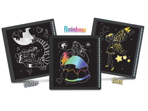 LISCIANI BARBIE SKETCH BOOK MER-MAZING SCRATCH REVEAL LISCIANI BARBIE SKETCH BOOK MER-MAZING SCRATCH REVEAL