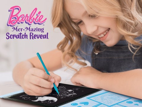 LISCIANI BARBIE SKETCH BOOK MER-MAZING SCRATCH REVEAL LISCIANI BARBIE SKETCH BOOK MER-MAZING SCRATCH REVEAL