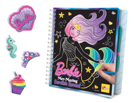 LISCIANI BARBIE SKETCH BOOK MER-MAZING SCRATCH REVEAL LISCIANI BARBIE SKETCH BOOK MER-MAZING SCRATCH REVEAL