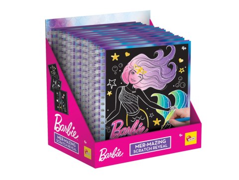 LISCIANI BARBIE SKETCH BOOK MER-MAZING SCRATCH REVEAL LISCIANI BARBIE SKETCH BOOK MER-MAZING SCRATCH REVEAL