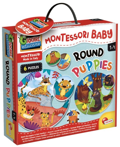 LISCIANI MONTESSORI BABY OKRĄGŁE PUZZLE LISCIANI MONTESSORI BABY OKRĄGŁE PUZZLE