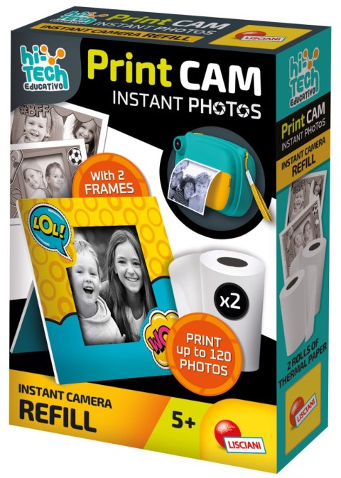 LISCIANI PRINT CAM HI-TECH 2 ROLKI DO ZDJĘĆ LISCIANI PRINT CAM HI-TECH 2 ROLKI DO ZDJĘĆ
