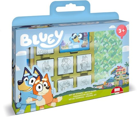 MULTIPRINT BLUEY PIECZĄTKI W WALIZCE MULTIPRINT BLUEY PIECZĄTKI W WALIZCE