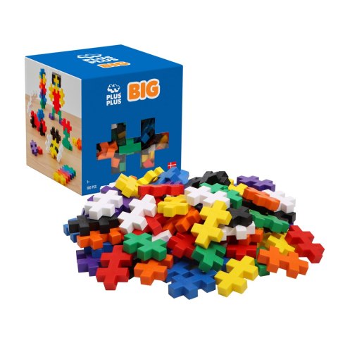 PLUS-PLUS BIG ZESTAW W KOLORACH PODSTAWOWYCH - 100 ELEMENTÓW PLUS-PLUS BIG ZESTAW W KOLORACH PODSTAWOWYCH - 100 ELEMENTÓW