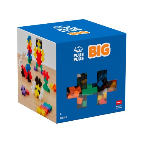 PLUS-PLUS BIG ZESTAW W KOLORACH PODSTAWOWYCH - 100 ELEMENTÓW PLUS-PLUS BIG ZESTAW W KOLORACH PODSTAWOWYCH - 100 ELEMENTÓW