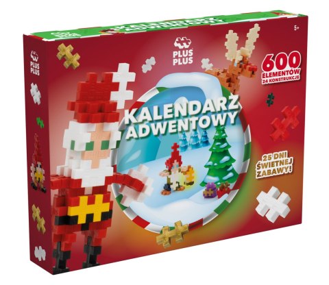 PLUS-PLUS KALENDARZ ADWENTOWY - 600 ELEMENTÓW PLUS-PLUS KALENDARZ ADWENTOWY - 600 ELEMENTÓW