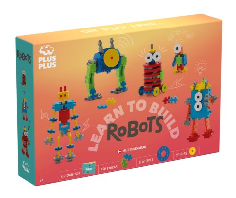 PLUS-PLUS NAUCZ SIĘ BUDOWAĆ ROBOTY- 275 ELEMENTÓW PLUS-PLUS NAUCZ SIĘ BUDOWAĆ ROBOTY- 275 ELEMENTÓW