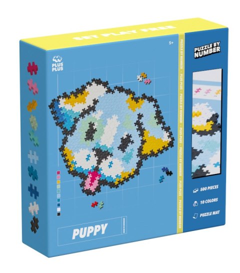 PLUS-PLUS PUZZLE BY NUMBER PIES - 500 ELEMENTÓW. PLUS-PLUS PUZZLE BY NUMBER PIES - 500 ELEMENTÓW.
