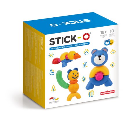 STICK-O ZESTAW Z NIEDŹWIEDZIEM 10 EL. STICK-O ZESTAW Z NIEDŹWIEDZIEM 10 EL.