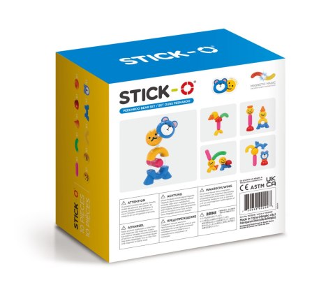 STICK-O ZESTAW Z NIEDŹWIEDZIEM 10 EL. STICK-O ZESTAW Z NIEDŹWIEDZIEM 10 EL.