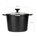 GARNEK GRANITOWY 28cm BERLINGERHAUS BH-6606 SHINY BLACK