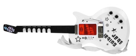 Gitara elektryczna + Mikrofon dla dzieci 6+ Instrument muzyczny Dźwięki + Światła Gitara elektryczna + Mikrofon dla dzieci 6+ Instrument muzyczny Dźwięki + Światła
