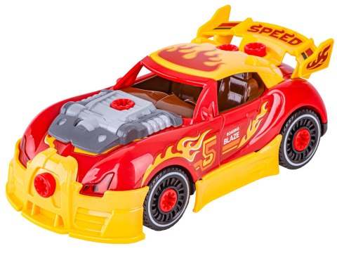 Sportowy Samochód do rozkręcania i skręcania 2w1 TUNING + Wkrętarka Sportowy Samochód do rozkręcania i skręcania 2w1 TUNING + Wkrętarka