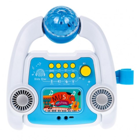 Wielofunkcyjny zestaw Karaoke dla dzieci 5+ Mikrofon + Statyw + Wzmacniacz Dźwięki Światła Wielofunkcyjny zestaw Karaoke dla dzieci 5+ Mikrofon + Statyw + Wzmacniacz Dźwięki Światła