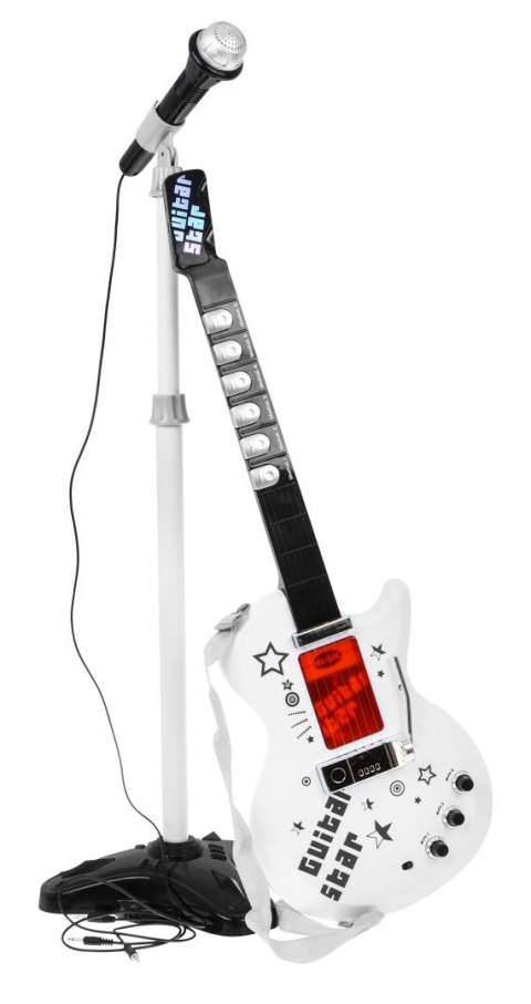 Zestaw muzyczny dla dzieci 6+ Gitara elektryczna + Wzmacniacz + Mikrofon Zestaw muzyczny dla dzieci 6+ Gitara elektryczna + Wzmacniacz + Mikrofon