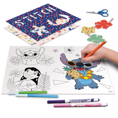 LISCIANI STITCH SZKOŁA RYSOWANIA Z TABLICĄ LED LISCIANI STITCH SZKOŁA RYSOWANIA Z TABLICĄ LED