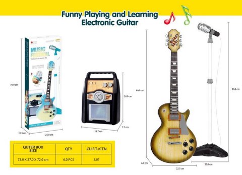 Zestaw Gitara + Wzmacniacz Brąz Zestaw Gitara + Wzmacniacz Brąz
