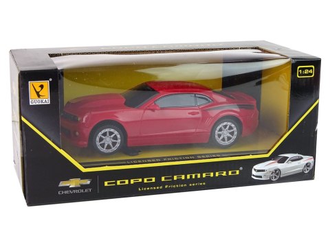 Auto Chevrolet Copo Camaro Napęd Frykcyjny 1:24 Czerwone Auto Chevrolet Copo Camaro Napęd Frykcyjny 1:24 Czerwone