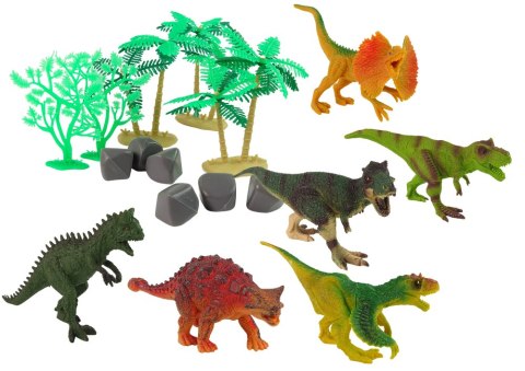 Dinozaury Zestaw Figurek Park Akcesoria Pudełko 24 szt. Dinozaury Zestaw Figurek Park Akcesoria Pudełko 24 szt.