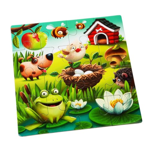 PUZZLE 3W1 ULUBIONE ZWIERZĘTA ZESTAW UKŁADANKA 3 OBRAZKI KOLOROWE PUZZLE 3W1 ULUBIONE ZWIERZĘTA ZESTAW UKŁADANKA 3 OBRAZKI KOLOROWE