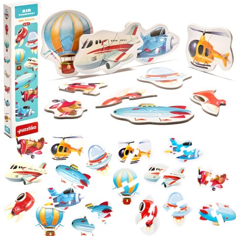 PUZZLE TRANSPORT POWIETRZNY SAMOLOT HELIKOPTER ELEMENTY ZESTAW DO UKŁADANIA PUZZLE TRANSPORT POWIETRZNY SAMOLOT HELIKOPTER ELEMENTY ZESTAW DO UKŁADANIA