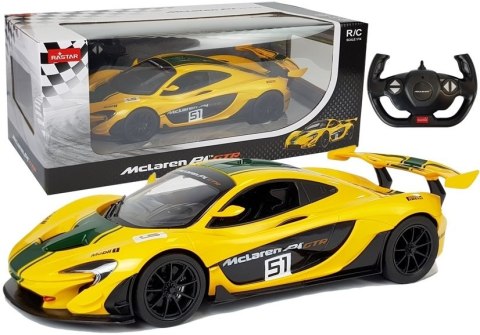 Auto R/C McLaren P1 GTR Rastar 1:14 Żółte na pilota Auto R/C McLaren P1 GTR Rastar 1:14 Żółte na pilota