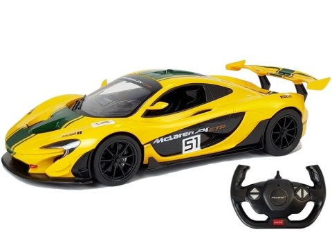 Auto R/C McLaren P1 GTR Rastar 1:14 Żółte na pilota Auto R/C McLaren P1 GTR Rastar 1:14 Żółte na pilota
