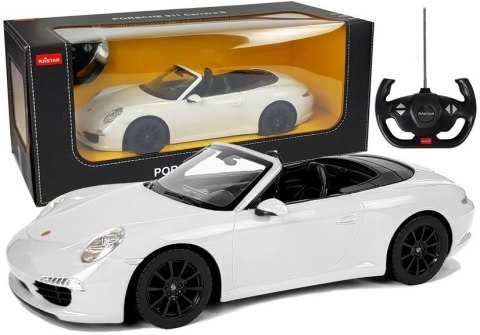 Auto R/C Porsche 911 Carrera S Rastar 1:12 Białe Auto R/C Porsche 911 Carrera S Rastar 1:12 Białe