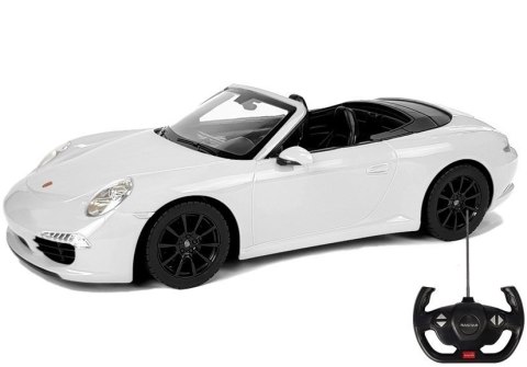 Auto R/C Porsche 911 Carrera S Rastar 1:12 Białe Auto R/C Porsche 911 Carrera S Rastar 1:12 Białe