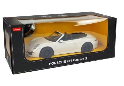 Auto R/C Porsche 911 Carrera S Rastar 1:12 Białe Auto R/C Porsche 911 Carrera S Rastar 1:12 Białe
