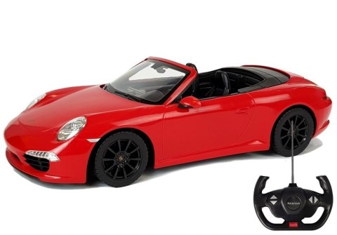 Auto R/C Porsche 911 Rastar 1:14 Czerwone na pilota Auto R/C Porsche 911 Rastar 1:14 Czerwone na pilota