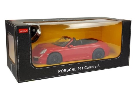 Auto R/C Porsche 911 Rastar 1:14 Czerwone na pilota Auto R/C Porsche 911 Rastar 1:14 Czerwone na pilota