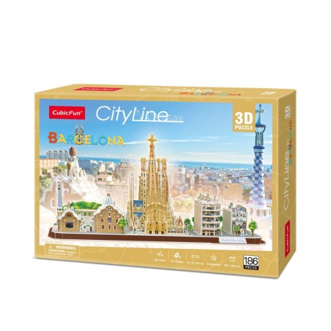 CUBIC FUN PUZZLE 3D CITY LINE BARCELONA- MC256H CUBIC FUN PUZZLE 3D CITY LINE BARCELONA- MC256H