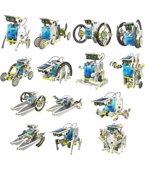 Pojazdy, roboty Solarne 14w1. Konstruktor robotów. Pojazdy, roboty Solarne 14w1. Konstruktor robotów.