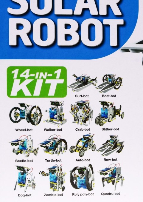 Pojazdy, roboty Solarne 14w1. Konstruktor robotów. Pojazdy, roboty Solarne 14w1. Konstruktor robotów.
