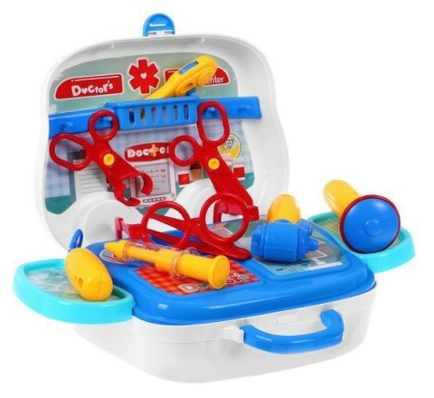Zestaw lekarski + Walizka ambulans dla dzieci 3+ Przenośna zabawka Zestaw lekarski + Walizka ambulans dla dzieci 3+ Przenośna zabawka