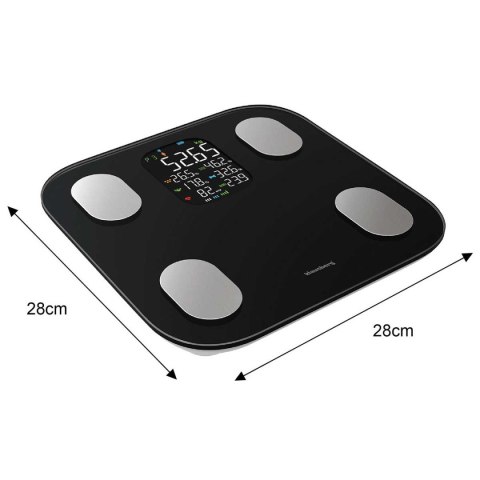 ANALITYCZNA WAGA ŁAZIENKOWA SMART IOS ANDROID KLAUSBERG KB-7854 ANALITYCZNA WAGA ŁAZIENKOWA SMART IOS ANDROID KLAUSBERG KB-7854