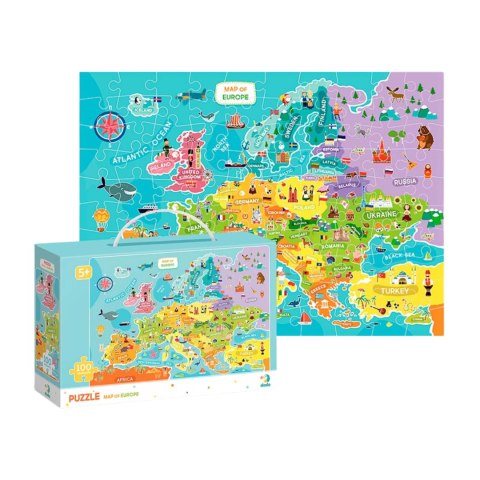 Puzzle Mapa Europy 0124 Puzzle Mapa Europy 0124