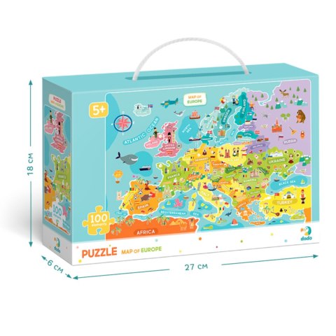 Puzzle Mapa Europy 0124 Puzzle Mapa Europy 0124