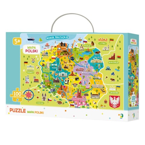 Puzzle Mapa Polski 0127 Puzzle Mapa Polski 0127