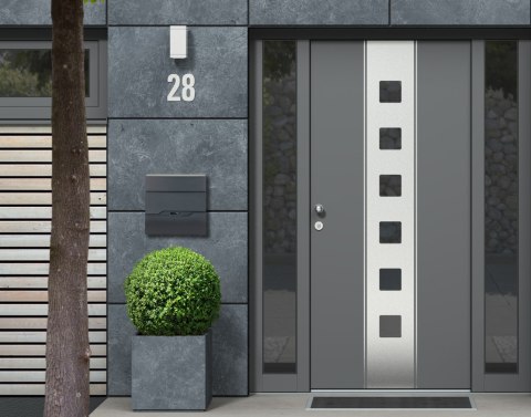 Skrzynka pocztowa listy gazety stal galwanizowana ModernHome Skrzynka pocztowa listy gazety stal galwanizowana ModernHome