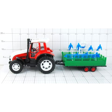 TRAKTOR Z PRZYCZEPĄ POD KLOSZEM TRAKTOR Z PRZYCZEPĄ POD KLOSZEM