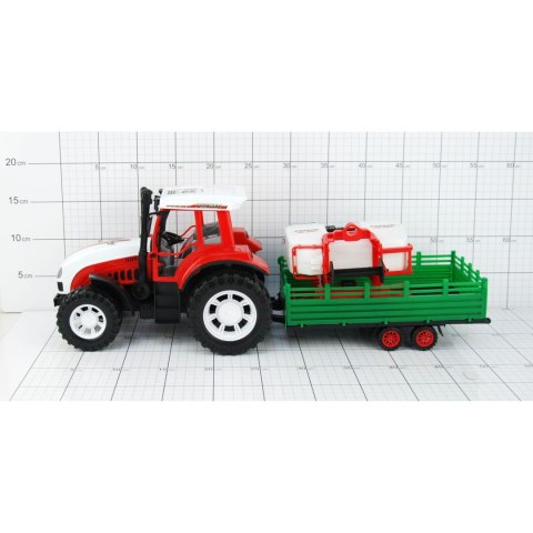 TRAKTOR Z PRZYCZEPĄ POD KLOSZEM TRAKTOR Z PRZYCZEPĄ POD KLOSZEM