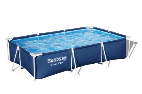 Basen Stelażowy Steel Pro 300x201x66 Prostokątny BESTWAY Basen Stelażowy Steel Pro 300x201x66 Prostokątny BESTWAY