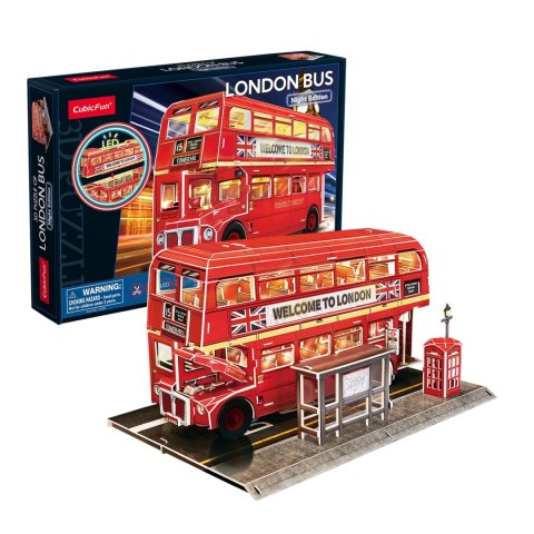CUBIC FUN PUZZLE 3D LONDYŃSKI AUTOBUS CUBIC FUN PUZZLE 3D LONDYŃSKI AUTOBUS